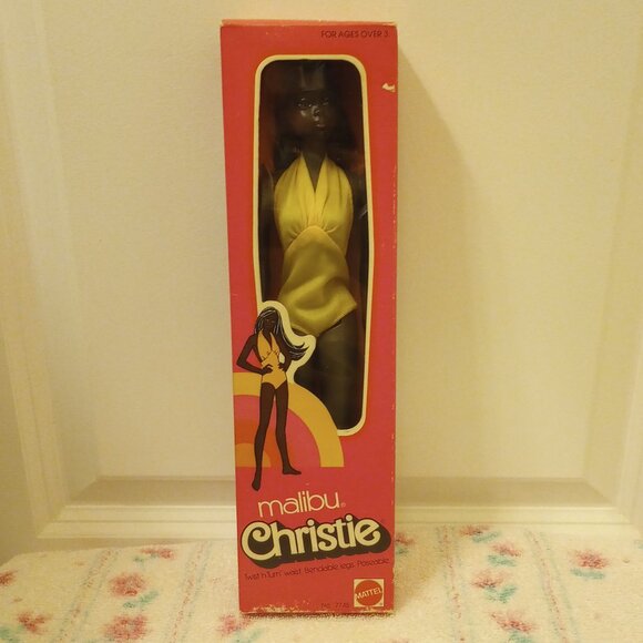 Mint-in-Box Rare Vintage 1975 Malibu Christie Barbie Doll, No. 7745 - Picture 2 of 15